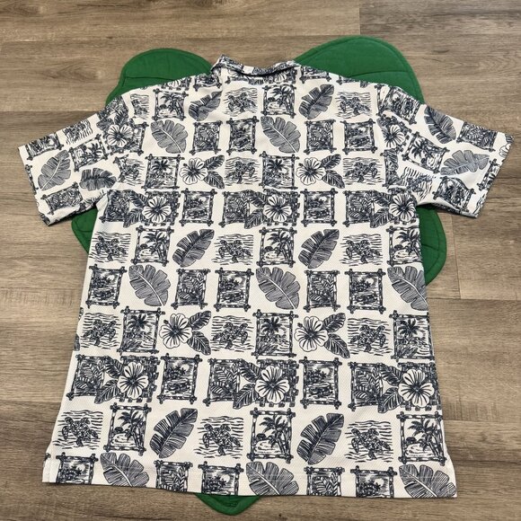 Favant Hawaii Mens Large Short Sleeve Performance Polo Shirt Hawaiian Aloha Golf - Picture 2 of 5